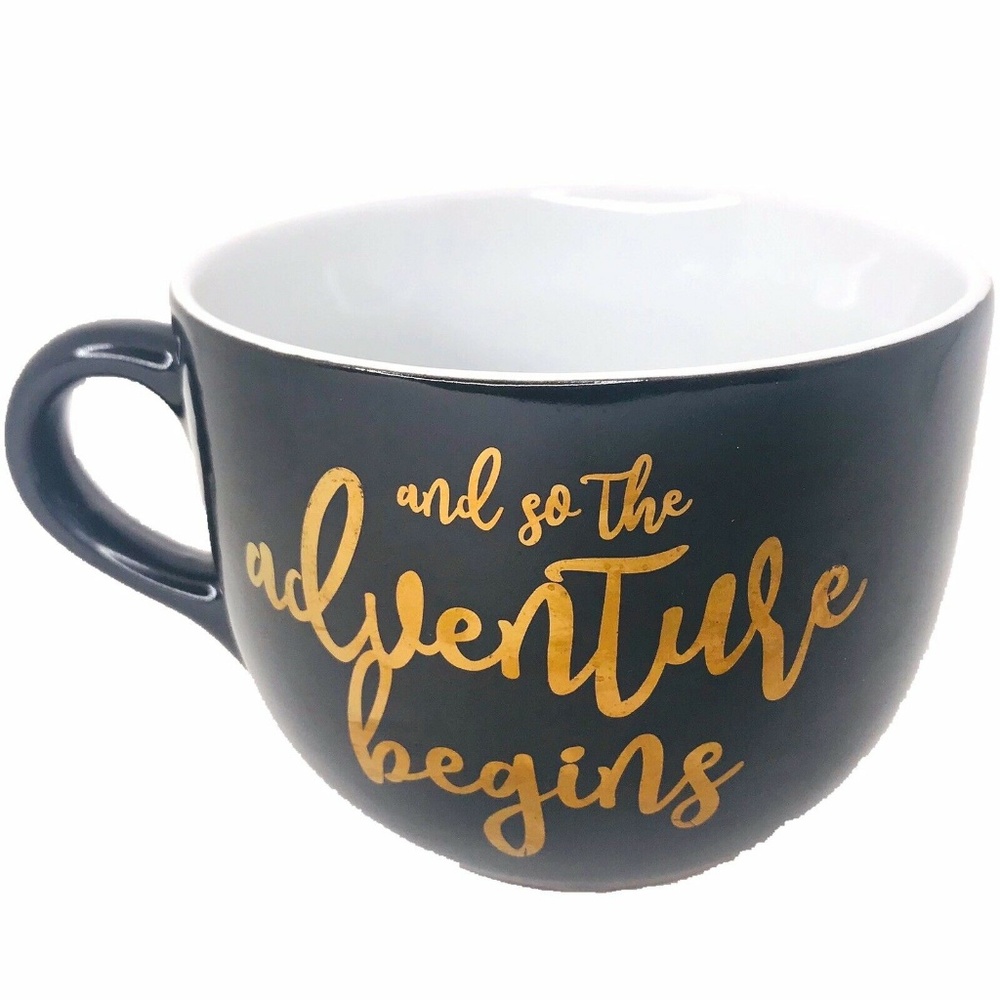 "And So The Adventure Begins " Coffee Mug 12oz
